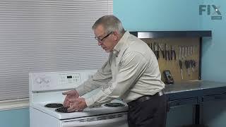 Frigidaire Range Repair - How to Replace the 8" Burner
