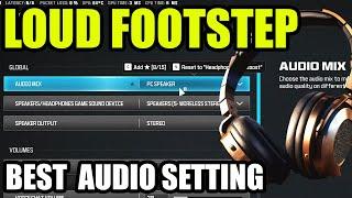 BEST Audio Settings for Modern Warfare 3! (Loud footsteps in MW3)