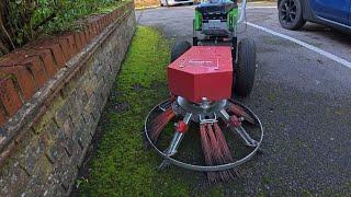 Unbelievable Moss Removal Results! Terrazza Weedee PRO Transforms Car Park & Crazy Paving!