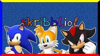 Shadow, Sonic and Tails play Skribbl.io!