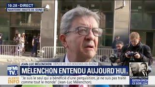 "Vous êtes très désagréable." Le nouveau tacle de Mélenchon à un journaliste avant son audition