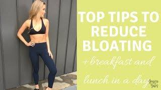 REDUCE BLOATING & GUTRIGHT REVIEW | + my breakfast and lunch for the day