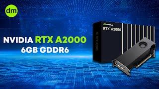 PNY Nvidia RTX A2000 6GB GDDR6 | Powerful Graphics Card for Professionals | Direct Macro