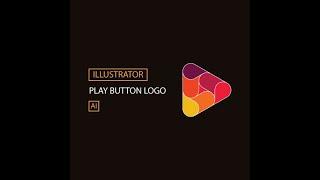 How to create Colorful Play Button logo in Adobe illustrator