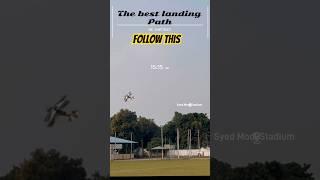 Follow this landing path to avoid hard landing of #rcaircraft