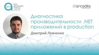 Диагностика производительности .NET в production | Дмитрий Левченко | AzovDevMeetup 2018