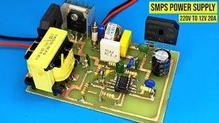 how to make 220v to 12v 20a power supply , ATX Power Supply jlcpcb