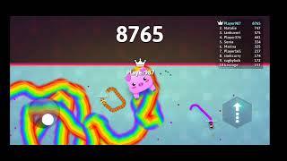 как я мощно всех съел в Snake.io! 