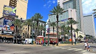 Bourbon Street Walking Tour, New Orleans, Louisiana - 4K