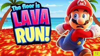 Mario The Floor Is Lava Run Party - Brain Breaks | Freeze Dance - Just Dance | Danny Go! | Go Noodle