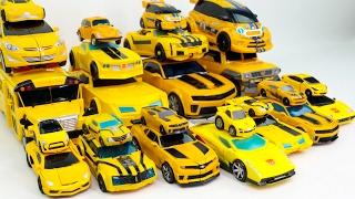 Yellow Color Transformers Carbot Tobot MiniForce Bumblebee 25 Vehicles Transformation Robot Car Toys