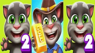 My Talking Tom2 vs Talking Tom Gold run vs My Talking Tom2 lvl 102 vs 103 Tom2 vs Gold run Ep4221