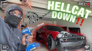 I WRECKED MY HELLCAT ON PURPOSE !!! *MUST WATCH* #hellcat #wrecked #rebuild