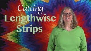 How to Cut Lengthwise-Strips for Quilting