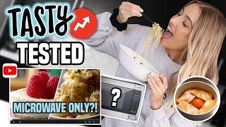 TESTING TASTY Buzzfeed MICROWAVE RECIPES || What's Worth Making???