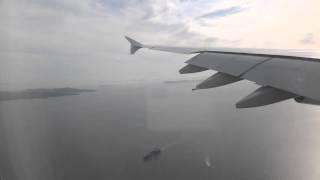 A380 Emirates エミレーツ航空 Landing Seoul Incheon Airport. ソウル/仁川国際空港