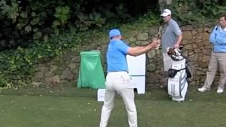 Sergio Garcia - Golf Swing, Slow motion (Reverse View)