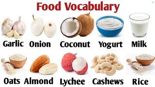 Food & Fruits Vocabulary | Common Food Name | English Food Vocabulary
