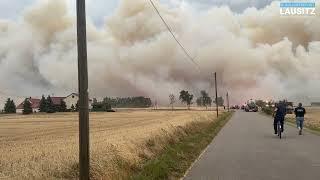Falkenberg: Großer Waldbrand ausgebrochen - Einsatz dauert bereits eine Woche an