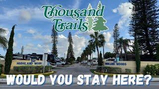 Thousand Trails Tour Trails Collection Florida RV Park | Highland Woods RV Resort | S5E14