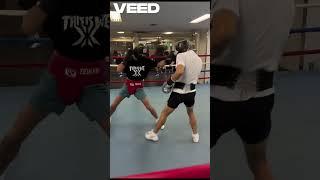 Using The Jab To Maintain Distance. #boxing #jab #sparring #martialarts #fightiq  #redgodtv