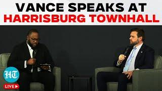 JD Vance LIVE | Trump VP Pick Campaigns Holds Townhall In Harrisburg, Challenges Harris |US Election