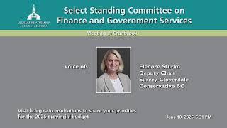 BC Legislature Live Stream - Cranbrook