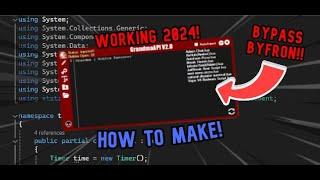 How to make your own Roblox Executor!! | Bypass Byfron! | Working September 2024!!