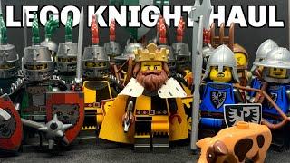 LEGO Knight HAUL -  BLACK FALCONS + RAVEN + BEAR Knights! -  FULL Medieval Castle collection!