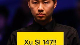 Xu Si Completes an incredible 147 vs Ma Hailong!! #snooker