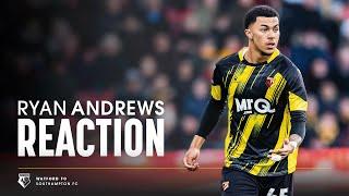 Post-Match Reaction ️ | Ryan Andrews On Southampton Draw