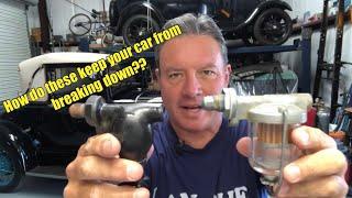 How to keep an old car on the road and save the planet!  Ford Model A Fuel Filters