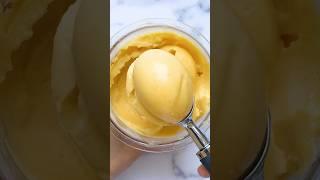 1-ingredient Ninja Creami peach sorbet | taste.com.au