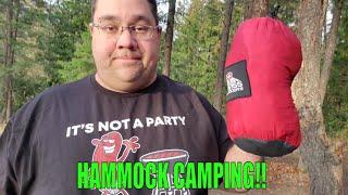 Lets go DAY CAMPING with my HAMMOCK and PUFFLES!