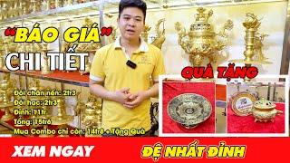 Báo giá Chi Tiết bộ đỉnh đồng 36kg