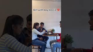 Girl with boyfriend vs boy bestie|#trending #shortsvideo #youtubeshorts #boyfriend