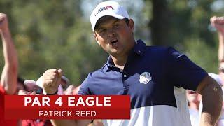 Patrick Reed Drives Par 4 and Makes EAGLE | 2016 Ryder Cup