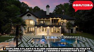  Explore Atlanta's Sleek Modern Mansions | Ultimate Georgia Luxury Homes  | Georgia Homes For Sale