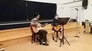 Elisabeth, guitar (with Erika) 27 October 2015 School concert