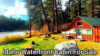 Idaho Waterfront Cabin For Sale | 2 Out-Houses | $125k | Idaho Waterfront Homes For Sale | 3bds