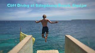 Cliff Diving at Salagdoong Beach, Siquijor Island, Philippines