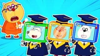 Lycan and Friends Turn Into TV Man  Funny Stories for Kids @LYCAN1-d2g