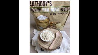 BEST QUALITY Vital Wheat Gluten  Anthony's 4lb bag! Robert Shows How to Make a New York Pizza!