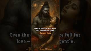  Even the destroyer once fell for love | DreamsOfDharma | #lordshiva #shiv #parvati