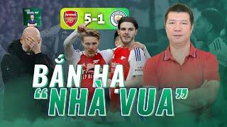  Arsenal 5-1 Man City: “Pháo thủ” rền vang tại Emirates, Liverpool hãy đợi đấy! | BLV Quang Huy