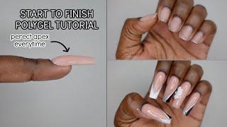 How To Build An Apex With Polygel | Start to Finish Polygel Tutorial | Very Detailed