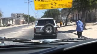 A car trip on Somalia Streets