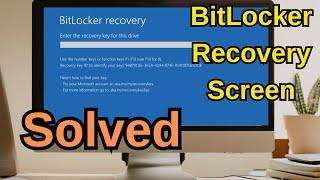 Unlocking My Computer with BitLocker Recovery Key in BitLocker Recovery Screen - Did I Get Hacked?