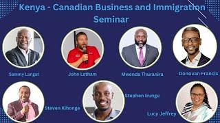 BLUEWATER KENYA - KENYA AND CANADA BUSINESS AND IMMIGRATION SEMINAR