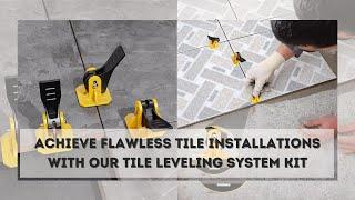 Tile Leveling System Kit - 50 pcs Floor Leveler Construction Spacers